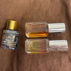 Secret Genius, Merry Maker & Lollia Dream Eau De Parfums Travel Sz